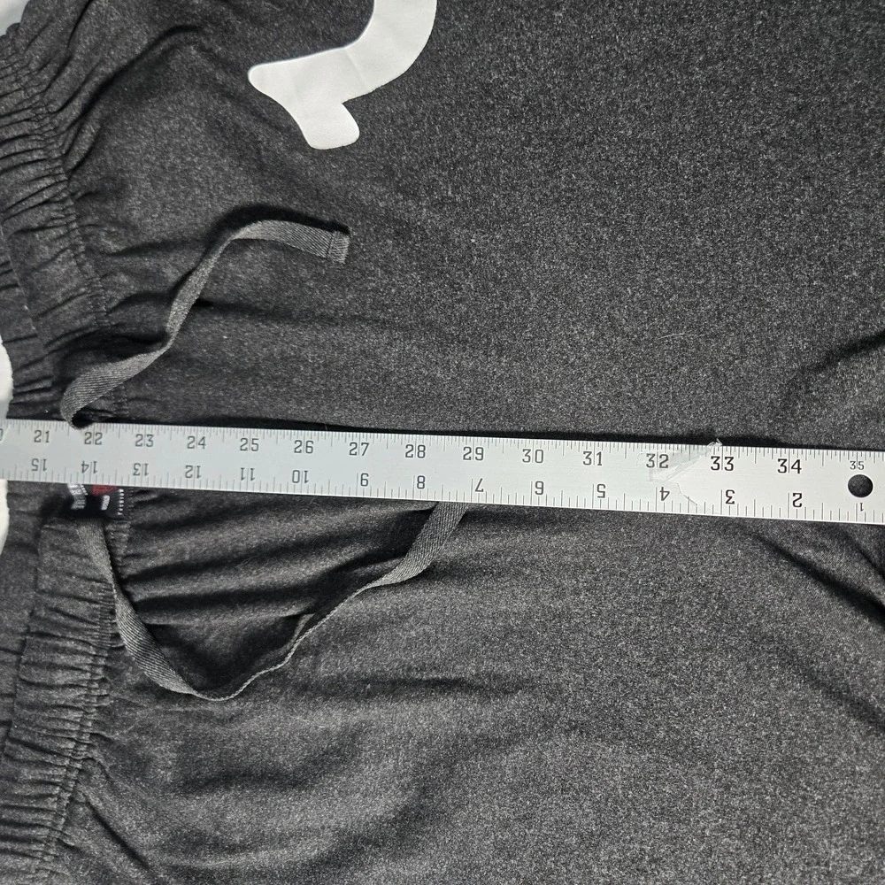 True Religion Mens Jogger Lounge Pants Charcoal Gray Horseshoe‎ Logo Large